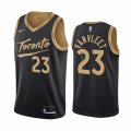 Wholesale Cheap Nike Raptors #23 Fred VanVleet Black NBA Swingman 2020-21 City Edition Jersey