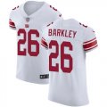 Wholesale Cheap Nike Giants #26 Saquon Barkley White Men's Stitched NFL Vapor Untouchable Elite Jersey