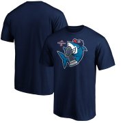 Wholesale Cheap Washington Nationals Majestic 2019 World Series Champions Trophy Shark T-Shirt Navy