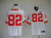 Wholesale Cheap Chiefs #82 Dwayne Bowe White With AFL 50 Anniversary Patch Stitched NFL Jersey