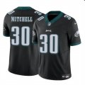 Cheap Men's Philadelphia Eagles #30 Quinyon Mitchell Black 2024 Draft F.U.S.E Vapor Untouchable Limited Football Stitched Jersey