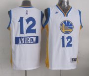 Wholesale Cheap Golden State Warriors #12 Andrew Bogut Revolution 30 Swingman 2014 Christmas Day White Jersey