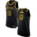 Wholesale Cheap Women's Nike Los Angeles Lakers #9 Rajon Rondo Black NBA Swingman City Edition Jersey