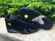 Wholesale Cheap Jordan 14 Ferrari Shoes Black/yellow