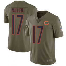 Wholesale Cheap Nike Bears #17 Anthony Miller Olive Youth Stitched NFL Limited 2017 Salute to Service Jersey