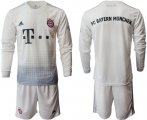 Wholesale Cheap Bayern Munchen Blank Away Long Sleeves Soccer Club Jersey