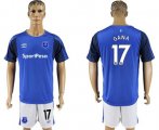 Wholesale Cheap Everton #17 Gana Home Soccer Club Jersey