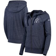 Wholesale Cheap Atlanta Braves Nike Therma Pullover Hoodie Navy