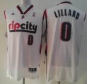 Wholesale Cheap Portland Trail Blazers #0 Damian Lillard Rip City Revolution 30 Swingman White Jersey