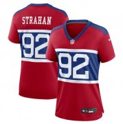 Wholesale Cheap Women's New York Giants #92 Michael Strahan Century Red Alternate Vapor Limited Football Stitched Jersey