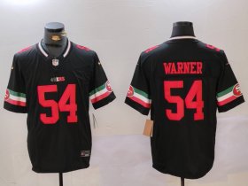 Cheap Men\'s San Francisco 49ers #54 Fred Warner Black F.U.S.E. Mexico Vapor Limited Stitched Football Jersey