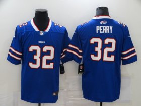 Wholesale Cheap Men\'s Buffalo Bills #32 Senorise Perry Royal Blue 2020 Vapor Untouchable Stitched NFL Nike Limited Jersey