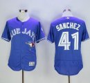 Wholesale Cheap Blue Jays #41 Aaron Sanchez Blue Flexbase Authentic Collection Stitched MLB Jersey