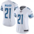 Wholesale Cheap Nike Lions #21 Tracy Walker White Women's Stitched NFL Vapor Untouchable Limited Jersey