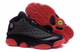 Wholesale Cheap Air Jordan 13 3M Black/red