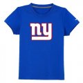 Wholesale Cheap New York Giants Sideline Legend Authentic Logo Youth T-Shirt Blue