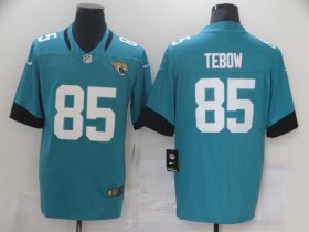 Wholesale Cheap Men Jacksonville Jaguars 85 Tebow Green Nike Vapor Untouchable Limited 2021 NFL Jersey