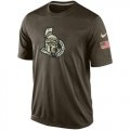 Wholesale Cheap Men's Ottawa Senators Salute To Service Nike Dri-FIT T-Shirt