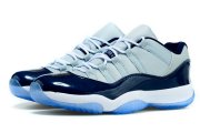 Wholesale Cheap Air Jordan 11 GEORGETOWN Shoes Navy blue/white-gray