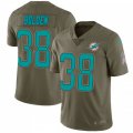 Wholesale Cheap Nike Dolphins #38 Brandon Bolden Olive Men's Stitched NFL Limited 2017 Salute To Service Jersey