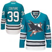 Wholesale Cheap Sharks #39 Logan Couture Teal 25th Anniversary Stitched NHL Jersey