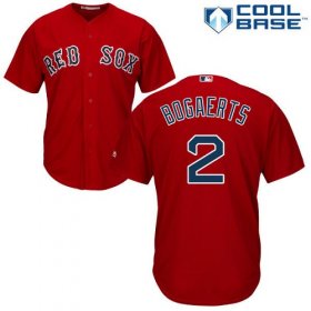 Wholesale Cheap Red Sox #2 Xander Bogaerts Red Cool Base Stitched Youth MLB Jersey