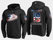 Wholesale Cheap Ducks #19 Andy Mcdonald NHL Banner Wave Usa Flag Black Hoodie