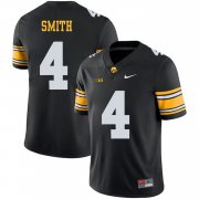 Wholesale Cheap Iowa Hawkeyes 4 Tevaun Smith Black College Football Jersey