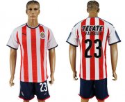 Wholesale Cheap Guadalajara #23 Vazquez Home Soccer Club Jersey