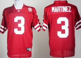 Wholesale Cheap Nebraska Cornhuskers #3 Taylor Martinez Red Jersey