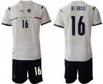 Wholesale Cheap Men 2020-2021 European Cup Italy away white 16 Soccer Jersey