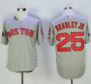 Wholesale Cheap Red Sox #25 Jackie Bradley Jr Grey New Cool Base 2018 World Series Champions Stitched MLB Jersey