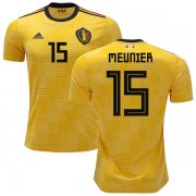 Wholesale Cheap Belgium #15 Meunier Away Kid Soccer Country Jersey