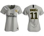 Wholesale Cheap Women's Paris Saint-Germain #11 Di Maria Away Soccer Club Jersey