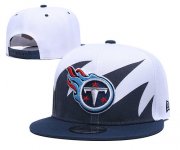 Wholesale Cheap Titans Team Logo Navy White Adjustable Hat