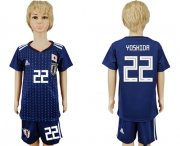 Wholesale Cheap Japan #22 Yoshida Home Kid Soccer Country Jersey