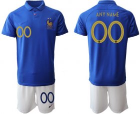 Wholesale Cheap France Personalized 100th Anniversary Edition Soccer Country Jersey