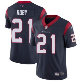 Wholesale Cheap Nike Texans #21 Bradley Roby Navy Blue Team Color Men\'s Stitched NFL Vapor Untouchable Limited Jersey