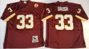 Wholesale Cheap Mitchell And Ness Redskins #33 Sammy Baugh Red Throwback Stitched NFL Jersey