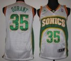 Wholesale Cheap Seattle Supersonics #35 Kevin Durant 1994-95 White Swingman Jersey