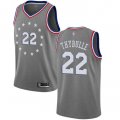 Wholesale Cheap 76ers #22 Mattise Thybulle Gray Basketball Swingman City Edition 2018-19 Jersey