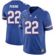 Wholesale Cheap Florida Gators 22 Lamical Perine Blue College Football Jersey