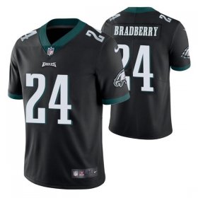 Wholesale Cheap Men\'s Philadelphia Eagles #24 James Bradberry Black Vapor Untouchable Limited Stitched Jersey