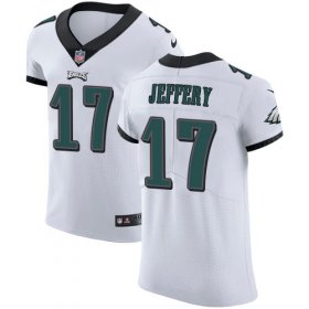 Wholesale Cheap Nike Eagles #17 Alshon Jeffery White Men\'s Stitched NFL Vapor Untouchable Elite Jersey