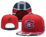 Wholesale Cheap Montreal Canadiens Snapback Ajustable Cap Hat YD 1