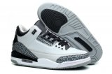 Wholesale Cheap Womens Jordan 3 GS Shoes Wolf grey/black