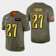 Wholesale Cheap Philadelphia Eagles #27 Malcolm Jenkins Men's Nike Olive Gold 2019 Salute to Service Limited NFL 100 Jersey