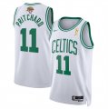 Wholesale Cheap Men's Boston Celtics #11 Payton Pritchard White 2024 Finals Champions Association Edition Stitched Basketball Jersey