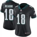 Wholesale Cheap Nike Eagles #18 Jalen Reagor Black Alternate Women's Stitched NFL Vapor Untouchable Limited Jersey