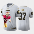 Cheap San Francisco 49ers #97 Nick Bosa Nike Team Hero 2 Vapor Limited NFL 100 Jersey White Golden